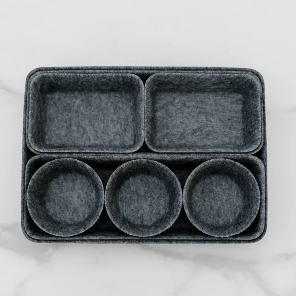 Drawer Organizer Bins – Set of 8 | Versatile Storage Containers for Home & Office - Image 3